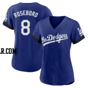 John Roseboro Women's Los Angeles Dodgers Royal Replica 2021 City Connect Jersey