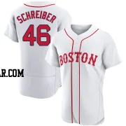 John Schreiber Men's Boston Red Sox White Authentic 2021 Patriots' Day Jersey