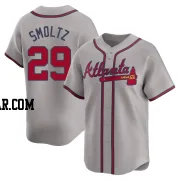John Smoltz Men's Atlanta Braves Gray Limited Away Jersey