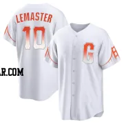 Johnnie Lemaster Youth San Francisco Giants White Replica 2021 City Connect Jersey