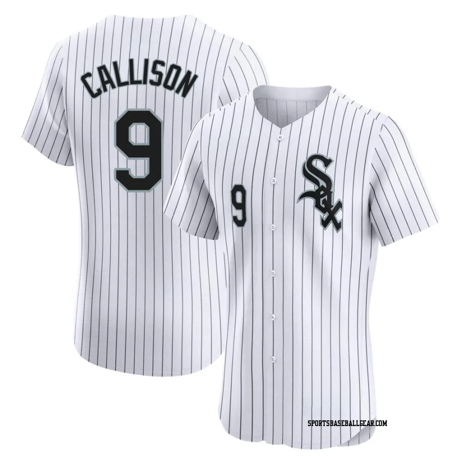 Johnny Callison Men's Chicago White Sox White Elite Home Jersey