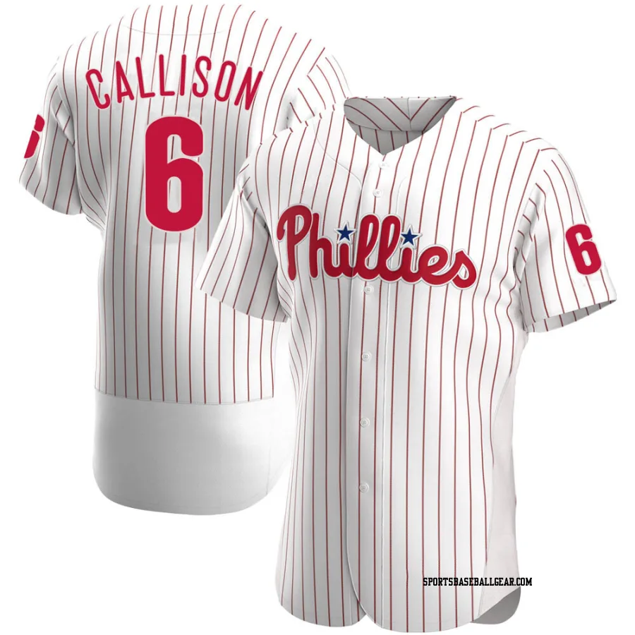 Johnny Callison Men's Philadelphia Phillies White Authentic Home Jersey