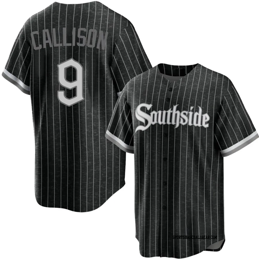 Johnny Callison Youth Chicago White Sox Black Replica 2021 City Connect Jersey