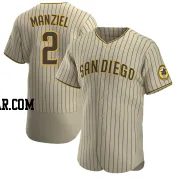 Johnny Manziel Men's San Diego Padres Tan/Brown Authentic Alternate Jersey