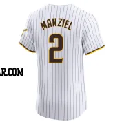 Johnny Manziel Men's San Diego Padres White Elite Home Jersey