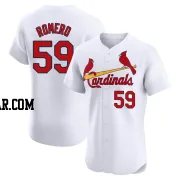 JoJo Romero Men's St. Louis Cardinals White Elite Home Jersey