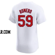 JoJo Romero Men's St. Louis Cardinals White Elite Home Jersey