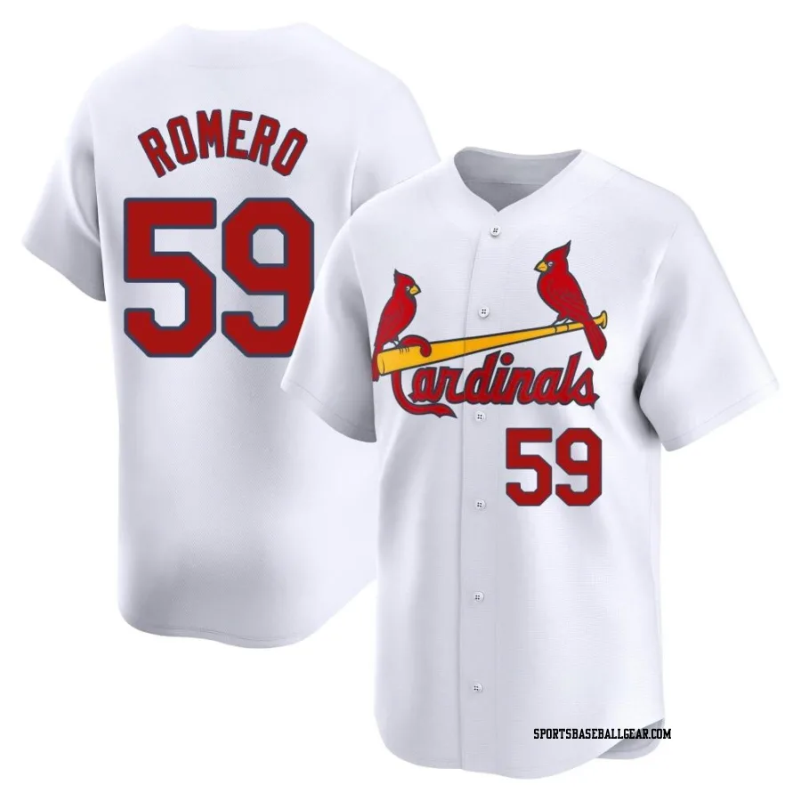 JoJo Romero Men's St. Louis Cardinals White Limited Home Jersey