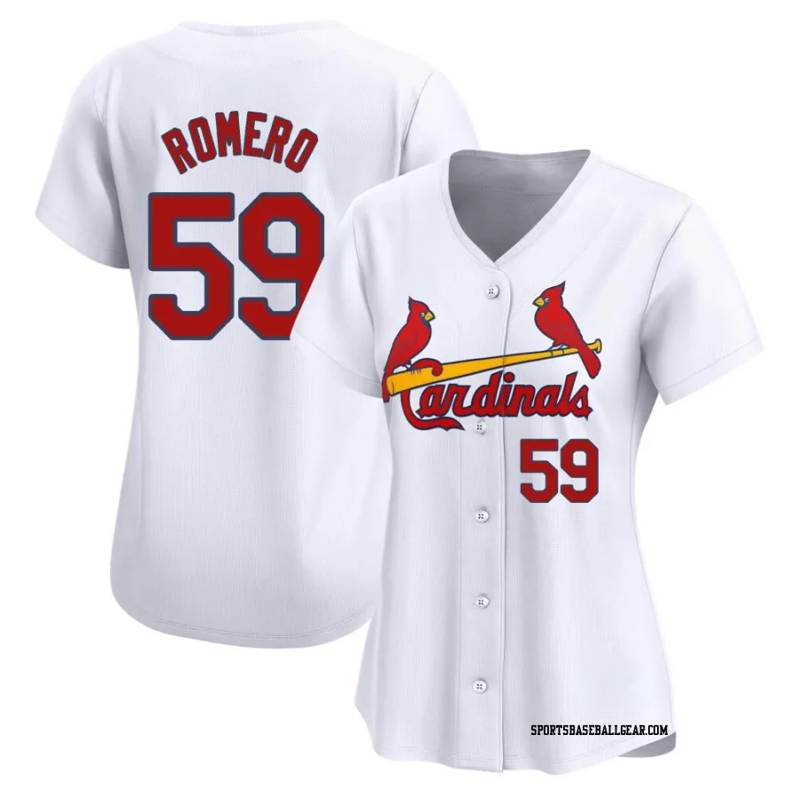JoJo Romero Women's St. Louis Cardinals White Limited Home Jersey
