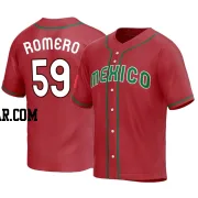 JoJo Romero Youth Mexico Baseball Red Replica 2023 World Baseball Classic Jersey