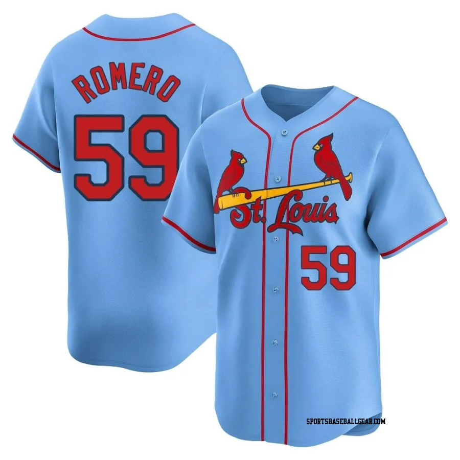 JoJo Romero Youth St. Louis Cardinals Light Blue Limited Alternate Jersey
