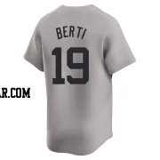 Jon Berti Youth New York Yankees Gray Limited Away Jersey