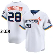 Jon Singleton Youth Houston Astros White Limited 2025 City Connect Jersey