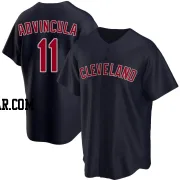 Jonah Advincula Youth Cleveland Guardians Navy Replica Alternate Jersey