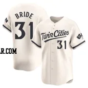 Jonah Bride Men's Minnesota Twins Cream Limited Alternate Jersey