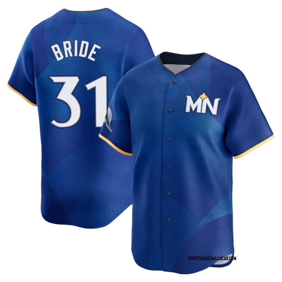 Jonah Bride Men's Minnesota Twins Royal Limited 2024 City Connect Jersey
