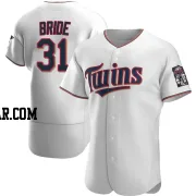 Jonah Bride Men's Minnesota Twins White Authentic Home Jersey