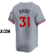Jonah Bride Youth Minnesota Twins Gray Limited Road Jersey