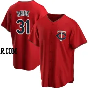 Jonah Bride Youth Minnesota Twins Red Replica Alternate Jersey