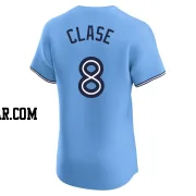 Jonatan Clase Men's Toronto Blue Jays Blue Elite Powder Alternate Jersey