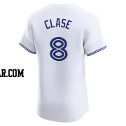 Jonatan Clase Men's Toronto Blue Jays White Elite Home Jersey