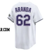 Jonathan Aranda Youth Tampa Bay Rays White Limited Throwback Cooperstown Jersey