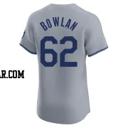 Jonathan Bowlan Men's Kansas City Royals Gray Elite Road Jersey