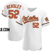 Jonathan Heasley Men's Baltimore Orioles White Authentic Home Jersey