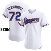 Jonathan Hernandez Men's Texas Rangers Gold Elite White 2024 Collection Jersey