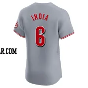 Jonathan India Men's Cincinnati Reds Gray Elite Road Jersey