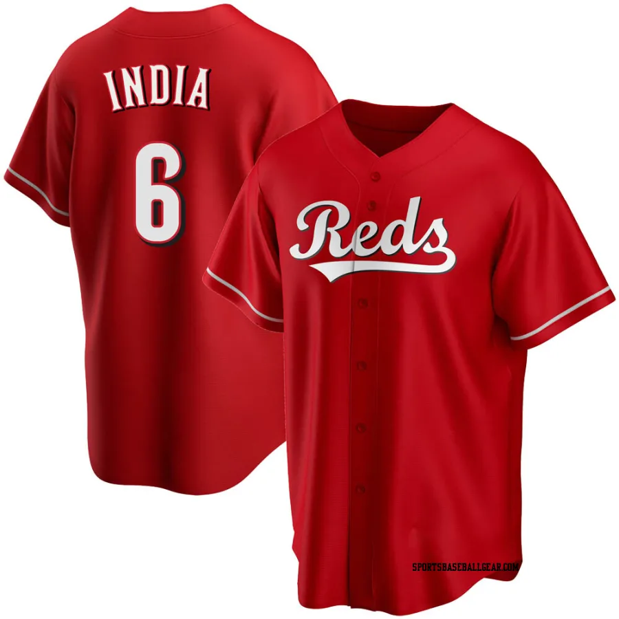 Jonathan India Men's Cincinnati Reds Red Replica Alternate Jersey