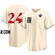 Jonathan Ornelas Men's Texas Rangers Cream Replica 2023 City Connect 2023 World Series Jersey