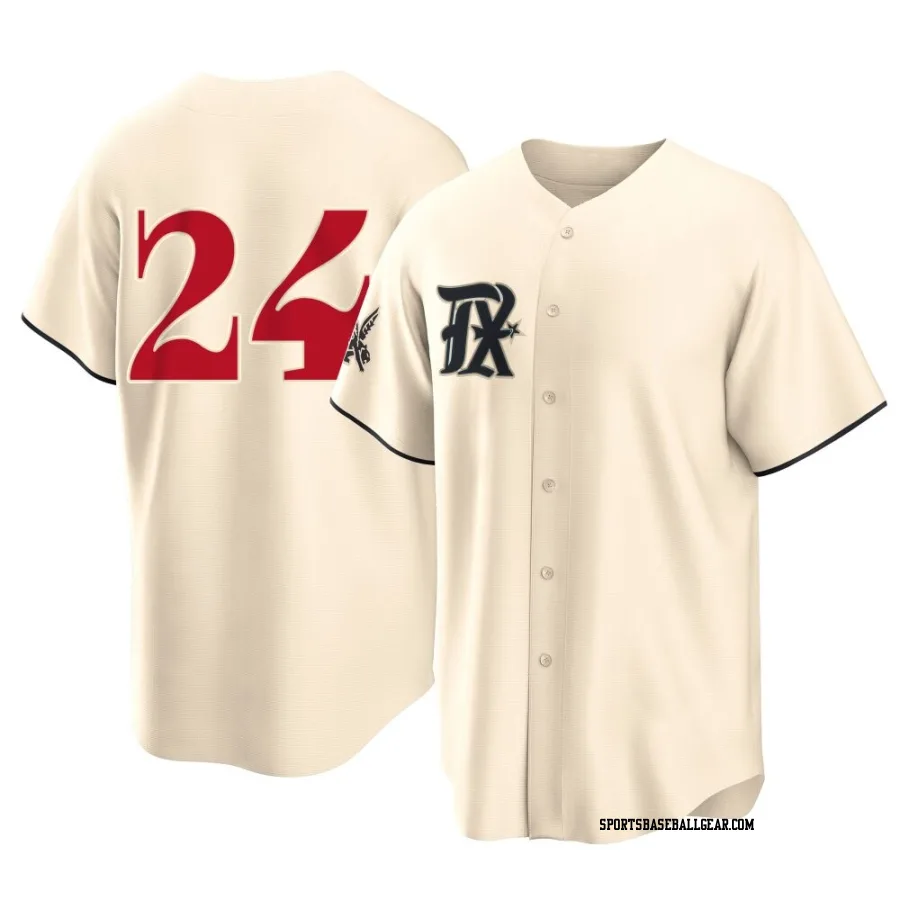 Jonathan Ornelas Men's Texas Rangers Cream Replica 2023 City Connect Jersey