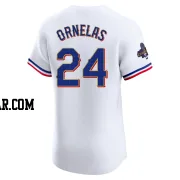 Jonathan Ornelas Men's Texas Rangers Gold Elite White 2024 Collection Jersey