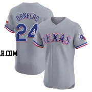 Jonathan Ornelas Men's Texas Rangers Gray Elite Road Jersey