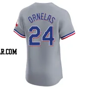 Jonathan Ornelas Men's Texas Rangers Gray Elite Road Jersey