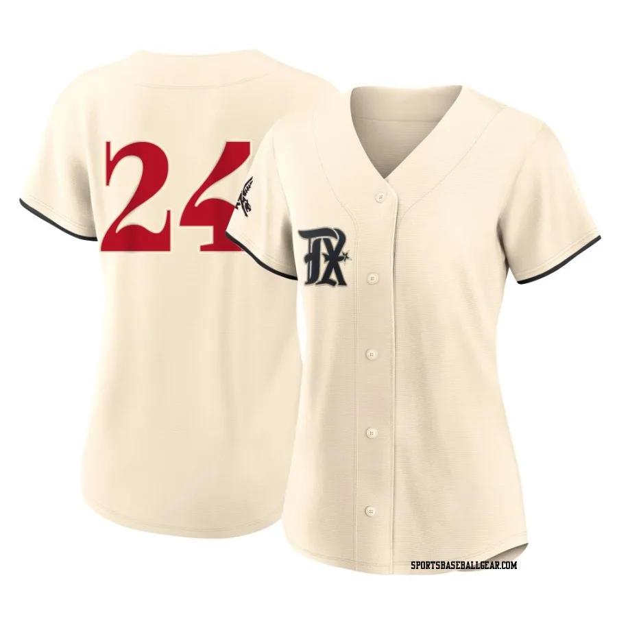 Jonathan Ornelas Women's Texas Rangers Cream Authentic 2023 City Connect Jersey