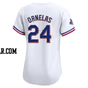 Jonathan Ornelas Women's Texas Rangers Gold Limited White 2024 Collection Jersey