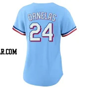 Jonathan Ornelas Women's Texas Rangers Light Blue Replica Alternate Jersey