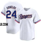 Jonathan Ornelas Youth Texas Rangers Gold Limited White 2024 Collection Jersey