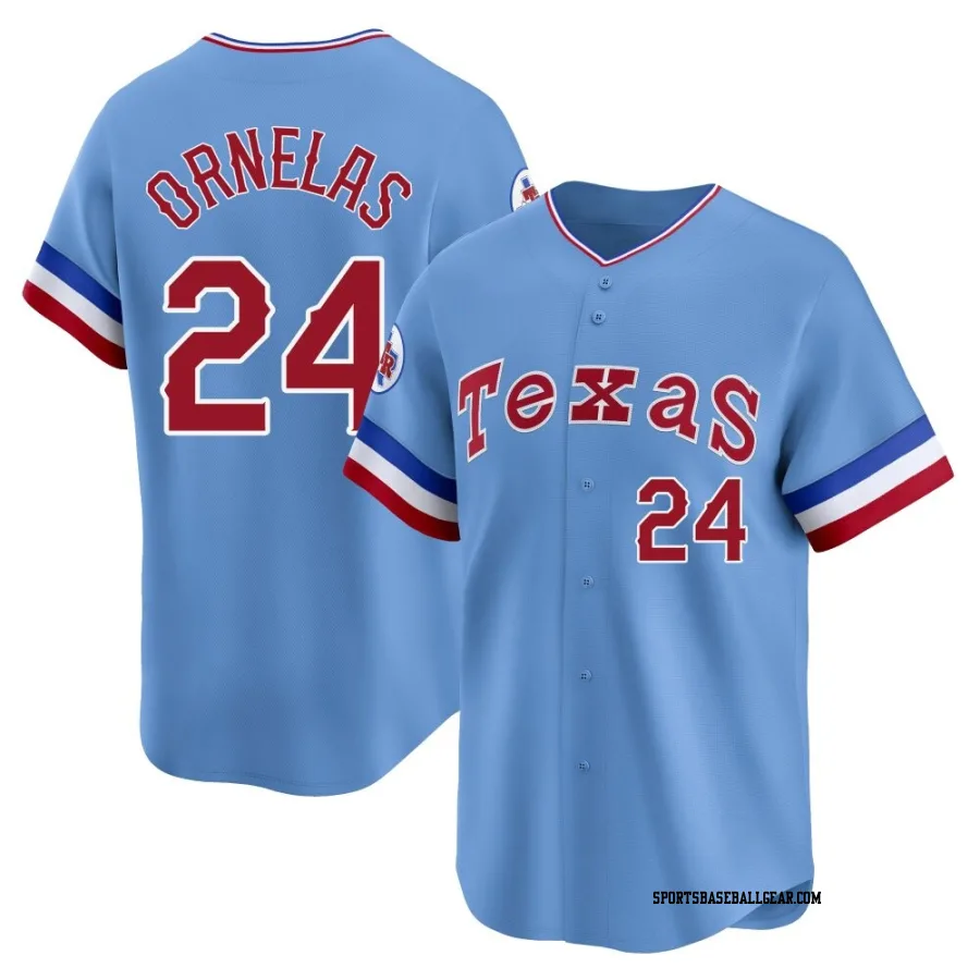 Jonathan Ornelas Youth Texas Rangers Light Blue Limited Cooperstown Collection Jersey