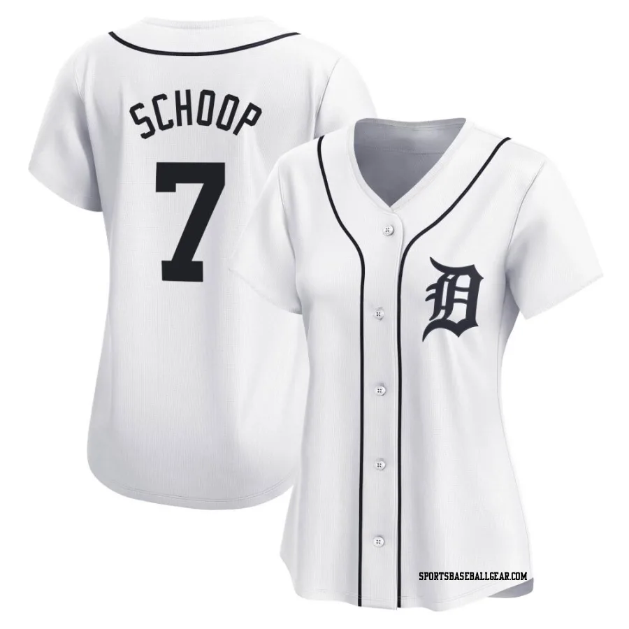 Jonathan Schoop Women's Detroit Tigers White Limited Home Jersey