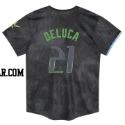Jonny DeLuca Toddler Tampa Bay Rays Charcoal Limited 2024 City Connect Jersey