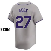 Jordan Beck Youth Colorado Rockies Gray Limited Road Jersey
