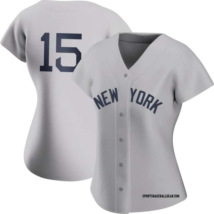 Jordan Groshans Women's New York Yankees Gray Replica 2021 Field of Dreams Jersey
