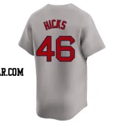 Jordan Hicks Men's Boston Red Sox Gray Limited Away Jersey