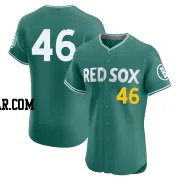 Jordan Hicks Men's Boston Red Sox Green Elite 2025 City Connect Jersey