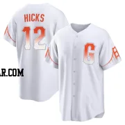 Jordan Hicks Men's San Francisco Giants White Replica 2021 City Connect Jersey