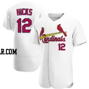 Jordan Hicks Men's St. Louis Cardinals White Authentic Home Jersey