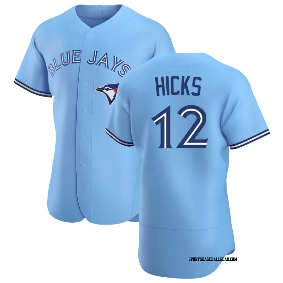 Jordan Hicks Men's Toronto Blue Jays Blue Authentic Powder Alternate Jersey